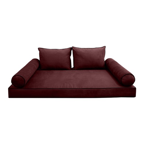 Style twin contrast - contrast, velvet